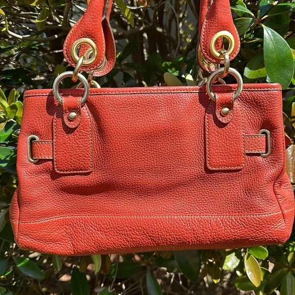 Wilson’s leather burnt orange handbag - Picture 7 of 9